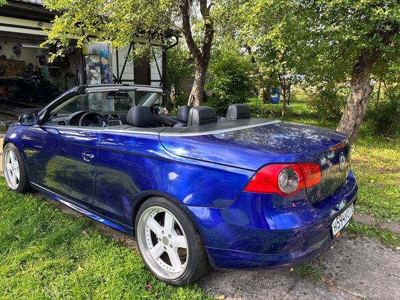 2007 Volkswagen Eos I, синий, 1100000 рублей - вид 5