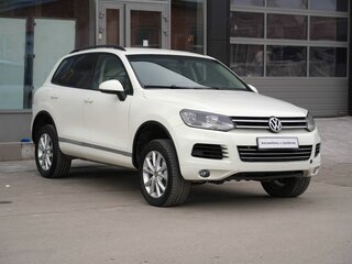 2011 Volkswagen Touareg II, белый, 1750000 рублей, вид 3