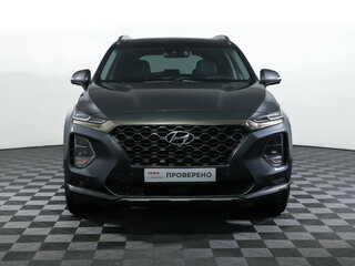 2019 Hyundai Santa Fe IV, серый, 2890000 рублей, вид 2