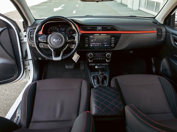 2022 Kia Rio IV Рестайлинг, белый, 1625000 рублей - вид 15