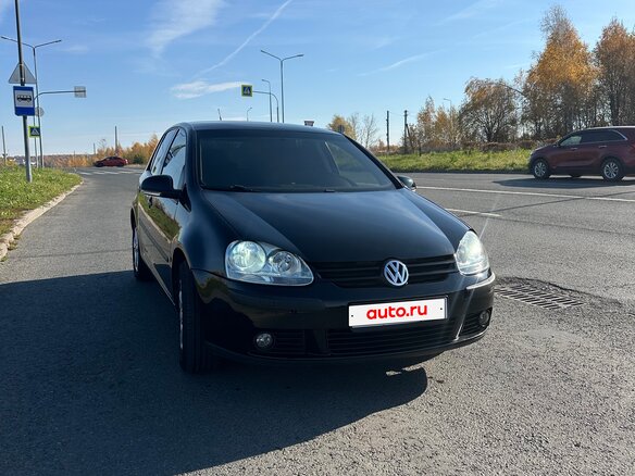 2008 Volkswagen Golf V, чёрный, 555000 рублей - вид 6