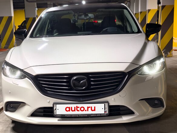 2015 Mazda 6 III (GJ) Рестайлинг, белый, 2077777 рублей