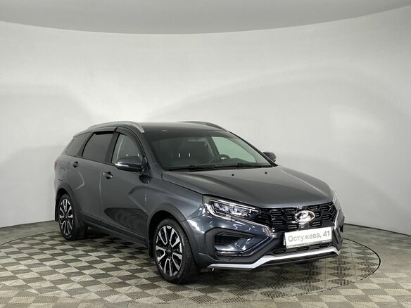 2024 Lada (ВАЗ) Vesta SW Cross I Рестайлинг (NG), серый - вид 2