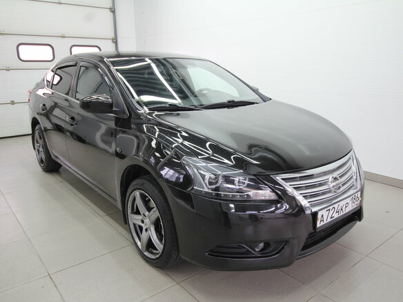 2016 Nissan Sentra VII (B17), чёрный, 1050000 рублей