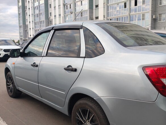 2012 Lada (ВАЗ) Granta I, голубой, 340000 рублей - вид 4