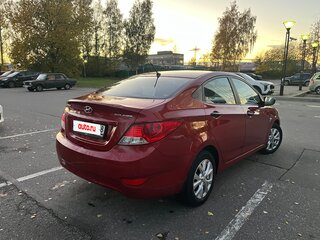2013 Hyundai Solaris I, красный, 828000 рублей, вид 3