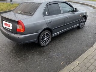 2003 Hyundai Accent ТагАЗ II, серый, 195000 рублей, вид 2