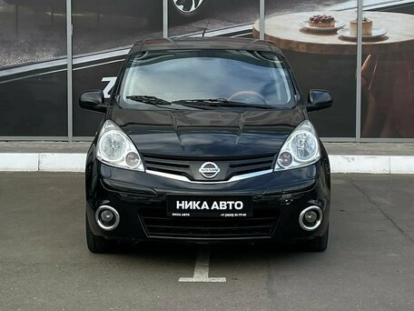 2012 Nissan Note I Рестайлинг, чёрный, 565000 рублей, вид 2