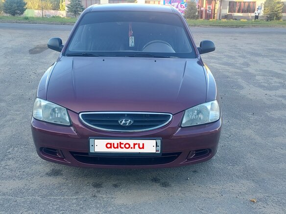 2011 Hyundai Accent ТагАЗ II, красный, 500000 рублей