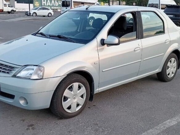 2008 Renault Logan I, серебристый, 650000 рублей - вид 2