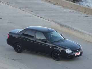 2016 Lada (ВАЗ) Priora I Рестайлинг, чёрный, 650000 рублей, вид 2