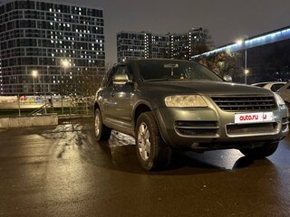 2003 Volkswagen Touareg I, серый, 650000 рублей, вид 4