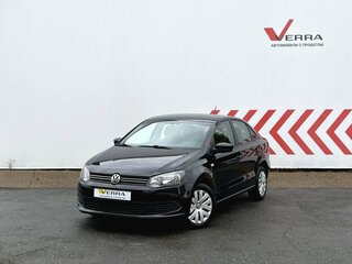 2014 Volkswagen Polo V, чёрный, 740000 рублей, вид 1