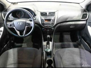 2014 Hyundai Solaris I Рестайлинг, оранжевый, 860000 рублей, вид 4