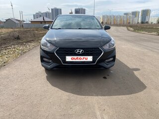 2017 Hyundai Solaris II, чёрный, 950000 рублей, вид 1