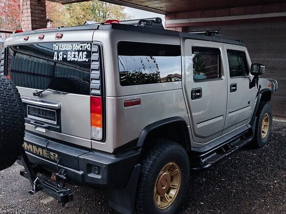 2003 Hummer H2 I, серый, 3990000 рублей - вид 18