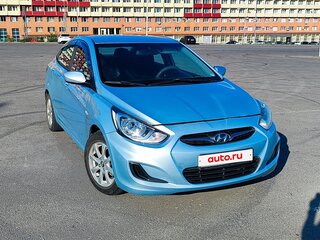 2012 Hyundai Solaris I, серый, 730000 рублей, вид 1