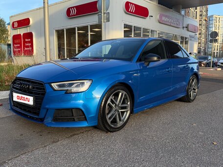 2019 Audi A3 III (8V) Рестайлинг, синий, 2700000 рублей, вид 2