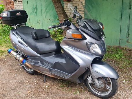 2009 Suzuki Burgman (SkyWave) 650, серый, 470000 рублей, вид 1