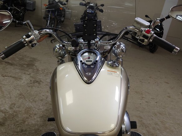 2008 Yamaha XVS400 Drag Star, бежевый, 395000 рублей - вид 25