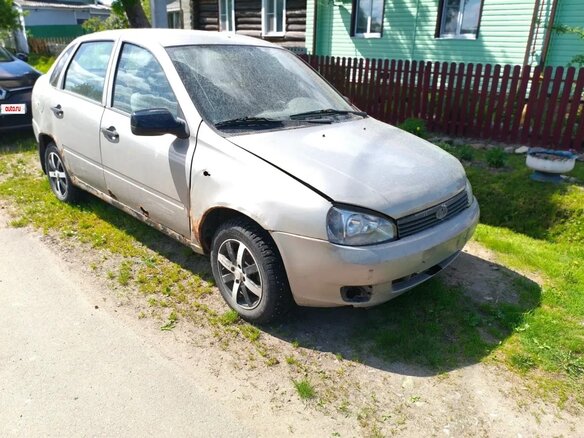 2006 Lada (ВАЗ) Kalina I, серебристый, 45000 рублей - вид 1