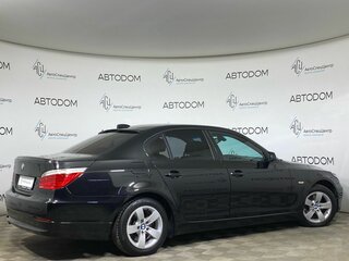 2009 BMW 5 серии 520i V (E60/E61) Рестайлинг, чёрный, 1065500 рублей, вид 2