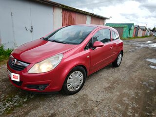 2007 Opel Corsa D, красный, 375000 рублей, вид 1