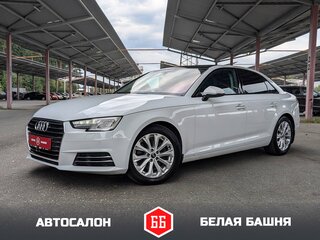 2016 Audi A4 V (B9), белый, 1799500 рублей, вид 1