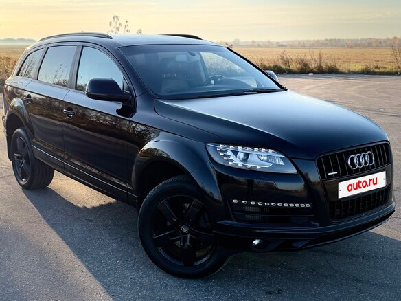 2012 Audi Q7 I (4L) Рестайлинг, чёрный, 1940000 рублей - вид 4