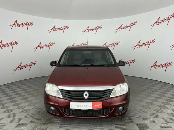 2012 Renault Logan I Рестайлинг, красный, 299000 рублей - вид 7