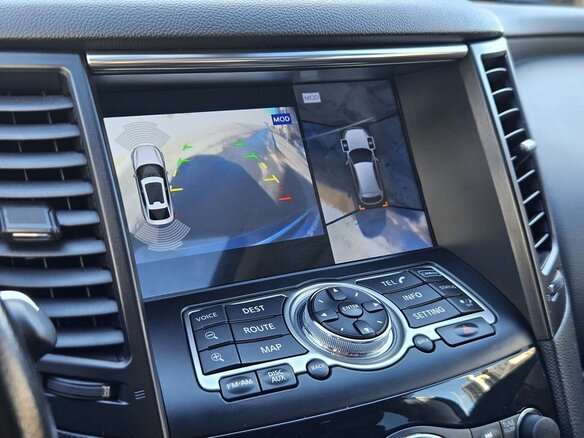 2014 Infiniti QX70, синий - вид 19