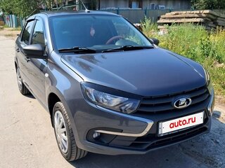 2020 Lada (ВАЗ) Granta I Рестайлинг, серый, 600000 рублей, вид 2