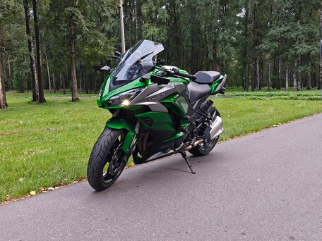 2019 Kawasaki Z 1000SX, зелёный, 980000 рублей, вид 2