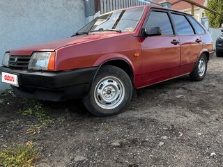 1995 Lada (ВАЗ) 2109, красный, 90000 рублей, вид 4