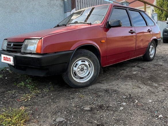 1995 Lada (ВАЗ) 2109, красный, 90000 рублей - вид 3