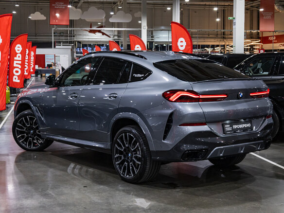 2024 BMW X6 30d III (G06) Рестайлинг, серый, 13300000 рублей - вид 8