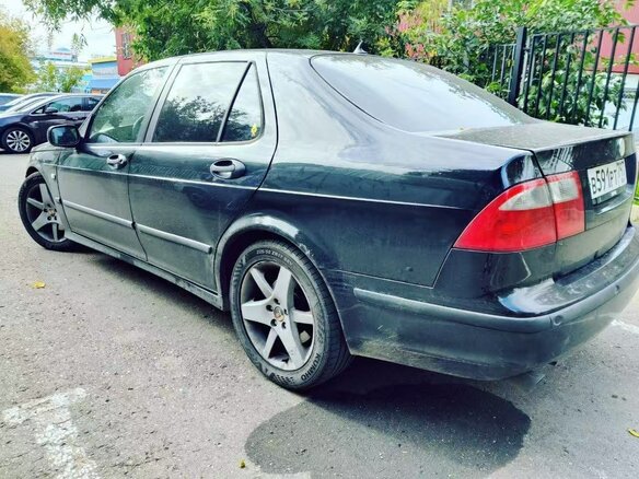 2002 Saab 9-5 I Рестайлинг, чёрный, 299999 рублей - вид 3
