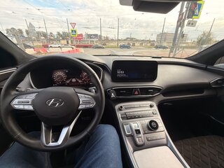 2020 Hyundai Santa Fe IV Рестайлинг, серый, 3100000 рублей, вид 4