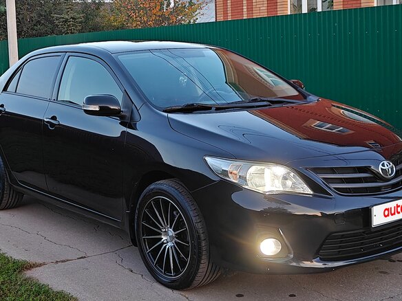 2012 Toyota Corolla X (E140, E150) Рестайлинг, чёрный, 1450000 рублей