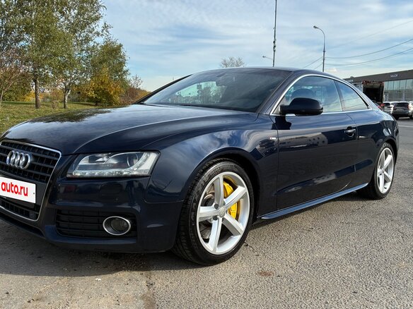 2009 Audi A5 I (8T), синий, 1600000 рублей