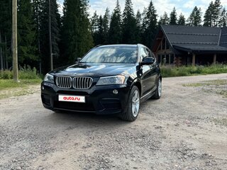 2011 BMW X3 28i xDrive II (F25), чёрный, 2200000 рублей, вид 2