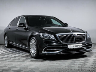 2018 Mercedes-Benz Maybach S-Класс 450 I (X222) Рестайлинг, чёрный, 5390550 рублей, вид 3