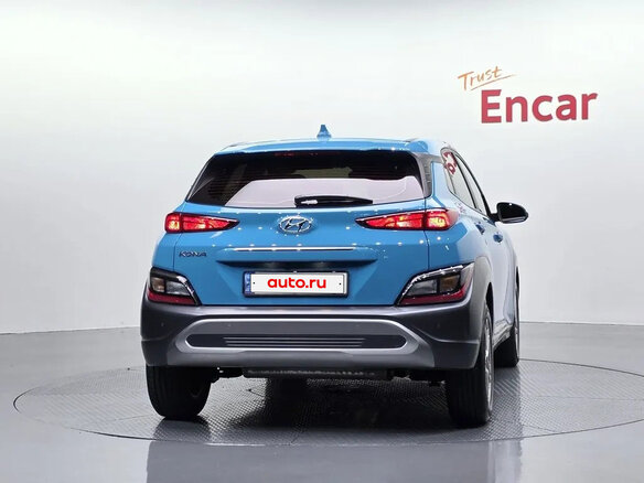 2022 Hyundai Kona I Рестайлинг, голубой, 1650000 рублей - вид 3