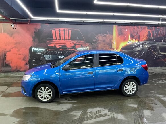 2018 Renault Logan II Рестайлинг, синий, 580000 рублей - вид 11