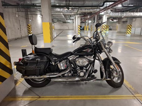 2010 Harley-Davidson Heritage Classic, чёрный, 1300000 рублей, вид 1