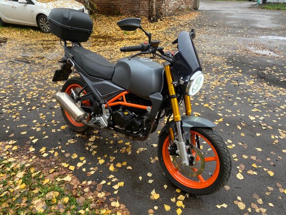 2023 Motoland Scrambler 250, серый, 150000 рублей