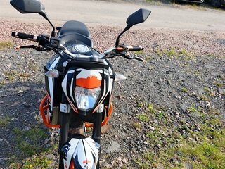 2012 KTM 690 Duke, оранжевый, 400000 рублей, вид 2