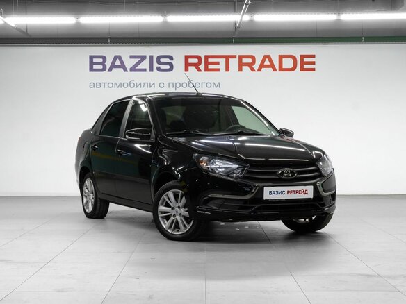 2023 Lada (ВАЗ) Granta I Рестайлинг, чёрный, 929000 рублей - вид 2
