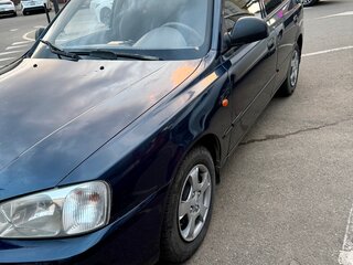 2009 Hyundai Accent ТагАЗ II, синий, 430000 рублей, вид 1