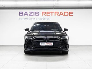 2022 Audi A8 Long 55 TFSI IV (D5), чёрный, 7659000 рублей, вид 3